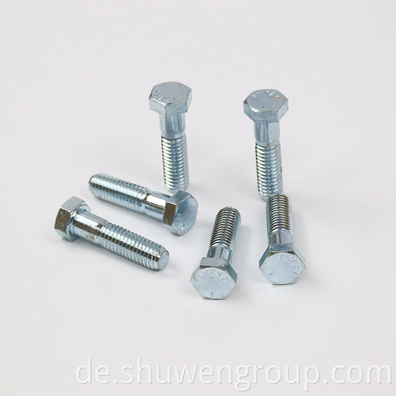 Yellow Zinc Plated Bolt